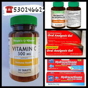 Medicamento medicamentos Medicamentos, Vitamina C, Probiotico, Gel analgesico oral, Hidrocortisona* - Img 45485411
