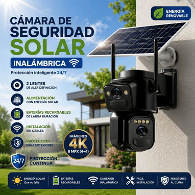 Camara de vigilancia/NO REQUIERE ELECTRICIDAD/automático - Img 126935576