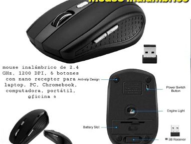 Mouse inalámbrico 1600dpi nuevo - Img main-image