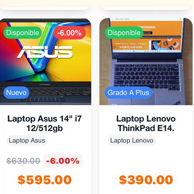 📲52774129 Buen precio Laptops en Ventas + de 20 modelos de laptops nuevas ,selladas y otras de poco uso con garantia, - Img 123167857