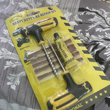 Kit para coger ponches sin cámara a su moto o auto. No se quede botao. Cójalo usted mismo! Y muchas opciones más!! - Img 98084195
