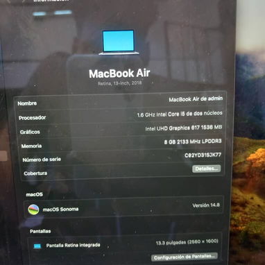 MACBOOK AIR 2018. 170 USD - Img 127588451