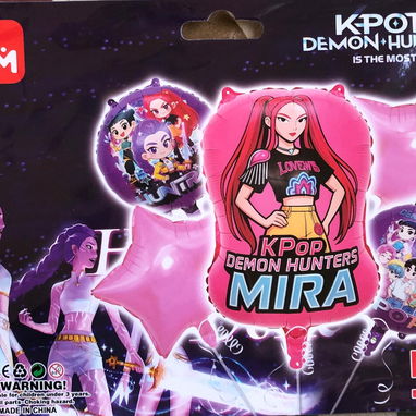 Guerreras Kpop (Set de 5 globos) - Img 120165741
