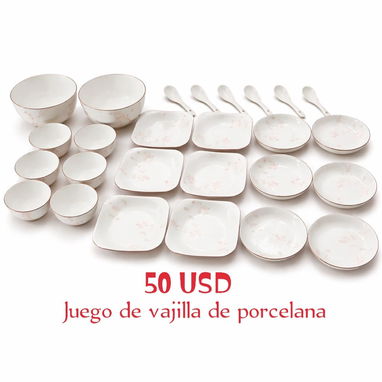 Juego de vajilla de cerámica y porcelana - 2/2