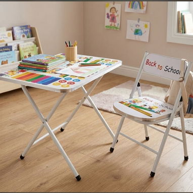 Set de mesa y silla para niños plegables - Img 124963042