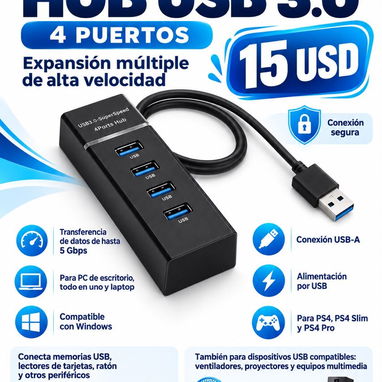 Regletas USB 4 puertos 3.0 de varios modelos - 2/2
