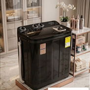 Lavadora Semiautomática MILEXUS 7 Kg Negra - Img 55147764