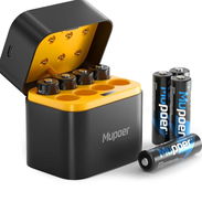 Cargador Para Pilas Recargables Con 8 Pilas AA - Img 56927995