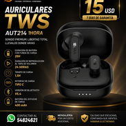 Auriculares TWS AUT214 1HORA Nuevas en caja - Img 56337050