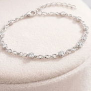 Pulsera sencilla fina de plata ale s'925 - Img 57575850