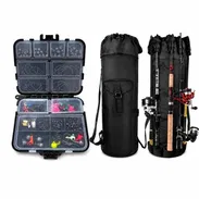 🎒 Bolso organizador de pesca + Kit completo de accesorios - Img 55729968