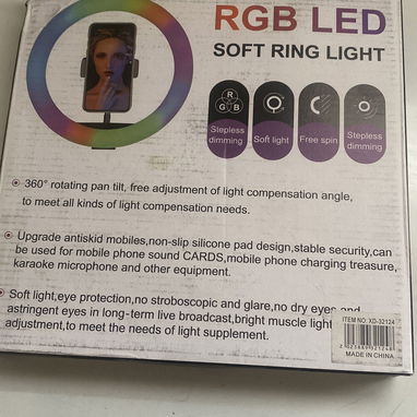 Aro de luz de 10 pulgadas rgb - Img 116416512