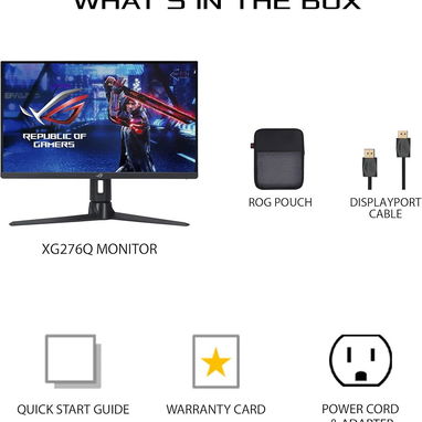 🔥 ASUS ROG Strix XG276Q 27" Gaming Monitor – Como Nuevo 🔥 - 8/9