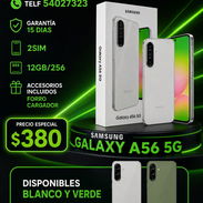 SAMSUNG GALAXY A56 5G 12GB/256 NEW A ESTRENAR MAS FORRO CARGADOR REGALO 🎁 - Img 56760518