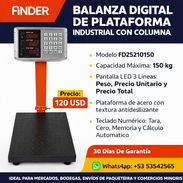 Balanza Digital De Plataforma Industrial Con Columna - Img 56076166