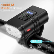 Faro de Luz LED T6 para bicicleta - Img 57143553