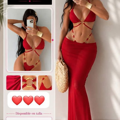 Ropa de Playa. Bikinis y Conjuntos Con Diseños Variados y Exclusivos. - Img 125804609