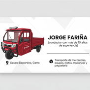 Servicios de transporte de cargas en triciclo eléctrico - Img 52874278