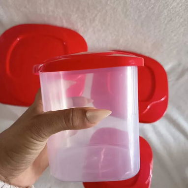 Set de 5 pozuelos cuadrados (Rojo)(CVV) - 7/10