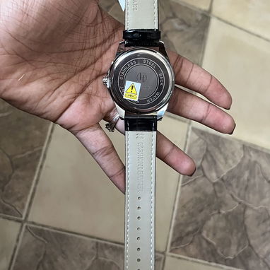 Reloj de hombre de manilla de cuero de acero inoxidable - 2/2