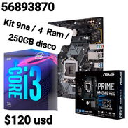 Wa.me//56893870 H310 Asus  I3 9100F  4GB RAM disco de 250 GB    Quiero x todo 120 USD (NO ME AJUSTO) Soy de la habana Lu - Img 55809886