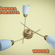 Lámpara Decorativa de Techo de 3 bombillas (viene con los bombillos incluidos) 18800 cup 53231461 Contamos con servici - Img 53953886