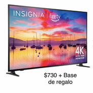 Fire Tv INSIGNIA 65″ 4k serie F30 nuevo + soporte de regalo - Img 54931209