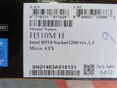 🌟OFERTA🌟 KIT 10ma - INTEL CORE I3 10100 + GIGABYTE H510M H + 8GB RAM DDR4 2666Mhz ADATA - NUEVO EN 180 USD O AL CAMBIO - Img 67787200