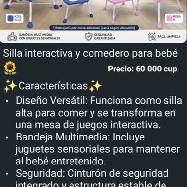 Comederos, palanganas, mesas y sillas didácticas para niños y bebé - Img 122039872