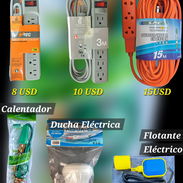 Calentador, Extensiones eléctricas, Ducha eléctrica + resistencia extra, Flotante eléctrico - Img 57111234