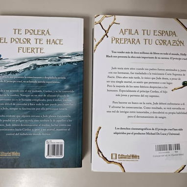 Libro Original El Príncipe Cruel y El Rey Malvado - Img 124474216