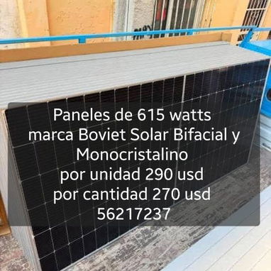 Paneles solares de 500 , 575 ,615 y 625 watts,  kit de montaje y cables para paneles solares con sus conectores - 3/6