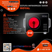 🍲 1500W 🍲 COCINA INFRARROJOS ROYAL. MENSAJERÍA CON FACTURA Y GARANTÍA. TELEF 54833699 - Img 52414181