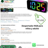 * Despertador RGB para niños y adulto. DISPONIBLE - Img 57392405