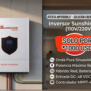 Inversor Sunshine 5kW para transformar tu sistema de energía! - Img 57344667