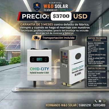Kit fotovoltaicos de varios precios, baterías, inversores, paneles, protecciones y montaje e instalación profesional! - 4/9