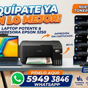 IMPRESORA MULTIFUNCIONAL EPSON L 3250 / IMPRESORA LÁSER/ TONER / LAPTOP / BACKUP / MONITORES. WHATSAPP 5949 3846 - Img 56029367