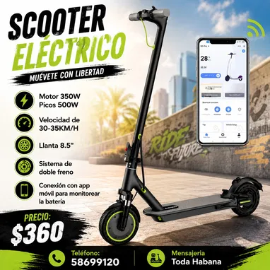 Bicicletass y Scooter Eléctrica Plegable - Img 125492421