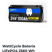 WattCycle LiFePO4 24V 100Ah — 2560Wh y BMS integrado de 100A. Tenemos más opciones, revisa nuestro catálogo. - Img 57369748
