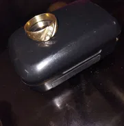 Anillo, Alianza de compromiso, maciso. Oro 10k. Pesa. 3.8kg. En perfecto estado. Precio:160usd. - Img 50166398