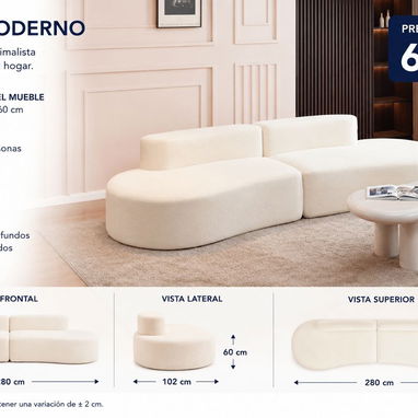 Muebles de sala, importados, al vacío, modernos - Img 122359229
