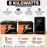 Kit Inversor Sumry 4KW + 2 Baterías (12.8V x 314Ah) Total: 8KW - Img 57420943
