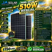 PANEL SOLAR 510W BIFACIAL JASOLAR PREMIUM, ENTREGA DE FACTURA Y GARANTÍA. VARIEDAD DE PANELES SOLARES Y OTROS PRODUCTOS - Img 58201740