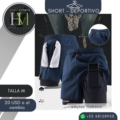Short deportivo con Licra de Hombre - 2/3
