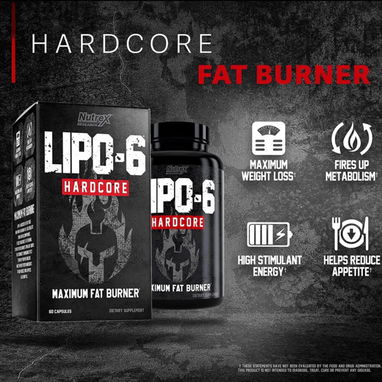 Lipo 6 HADCORE (Potente quemador de grasa) 60cap - 60serv 58234161 FITNESSARMY - Img 94358066