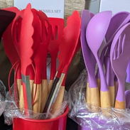 Utensilios de cocina de silicona, juego de 12 piezas - Img 58261760