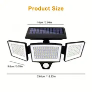 Lámpara Solar Exterior Con Sensor De Movimiento - Img 57758351