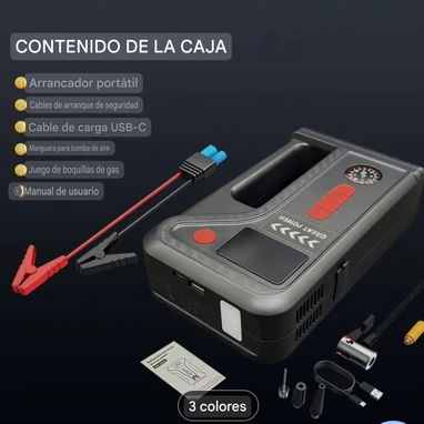 Cargador/Arrancador de Batería, inflador de neumáticos 15000A - Img 116543199