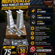 🌞 BASES INDIVIDUALES 🌞 PARA PANELES SOLARES Q7. MENSAJERIA CON FACTURA Y GARANTIA. 📲 54833699 - Img 56588761