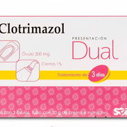 Clotrimazol Dual 3 ovulos 200 mg y tubo de crema al 1% 10 g - Img 56160453